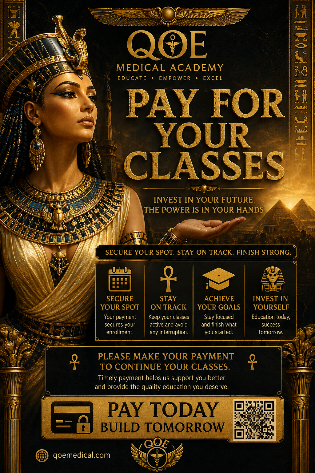 Pay for your classes