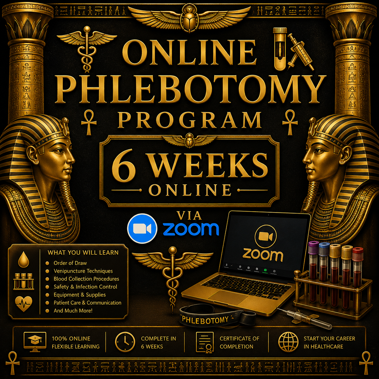 Online phlebotomy program