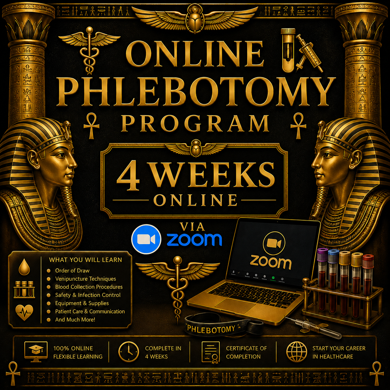 Online phlebotomy program