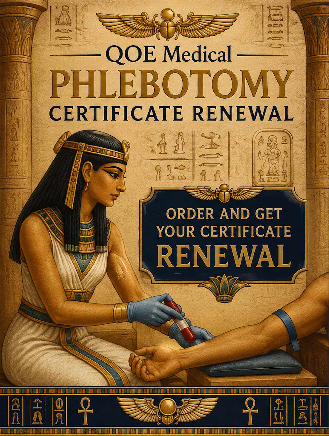 Phlebotomy Certificate Renewal | Fast Online Renewal – QOE Medical
