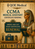 CCMA Medical Assistant Certificate Renewal | Online Renewal – QOE Medical
